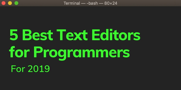 best text editors for writing