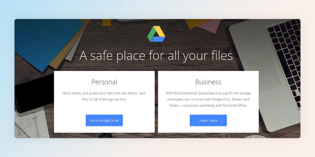 Remote teams, Google drive