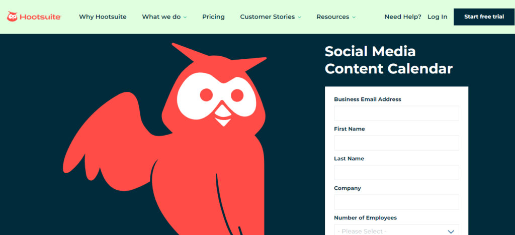 Hootsuite Free Template
