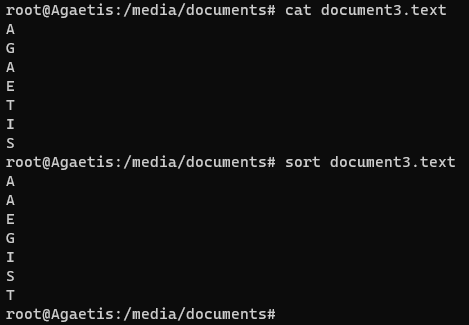 sort Linux Command