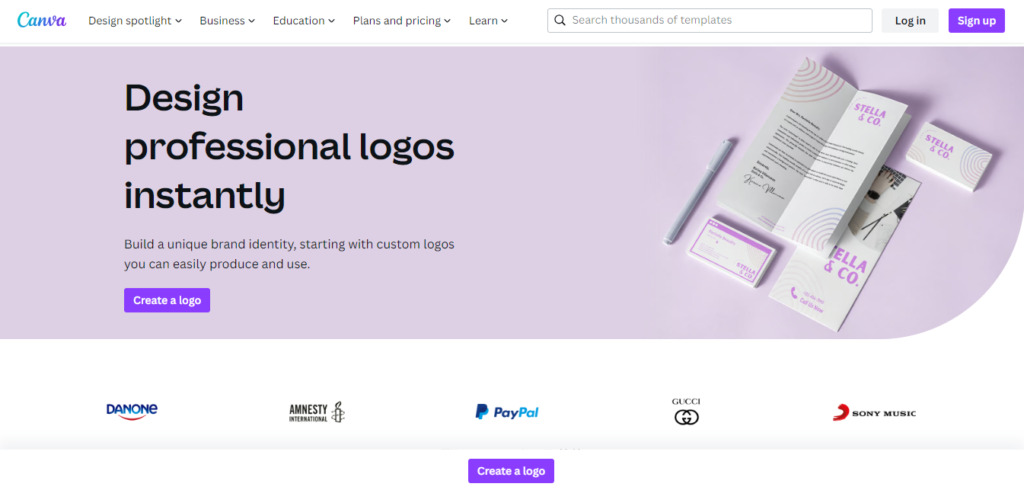 Canva Free Logo Maker