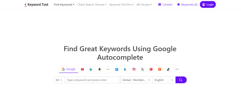 Free SEO Keyword Research